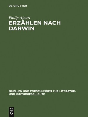 cover image of Erzählen nach Darwin